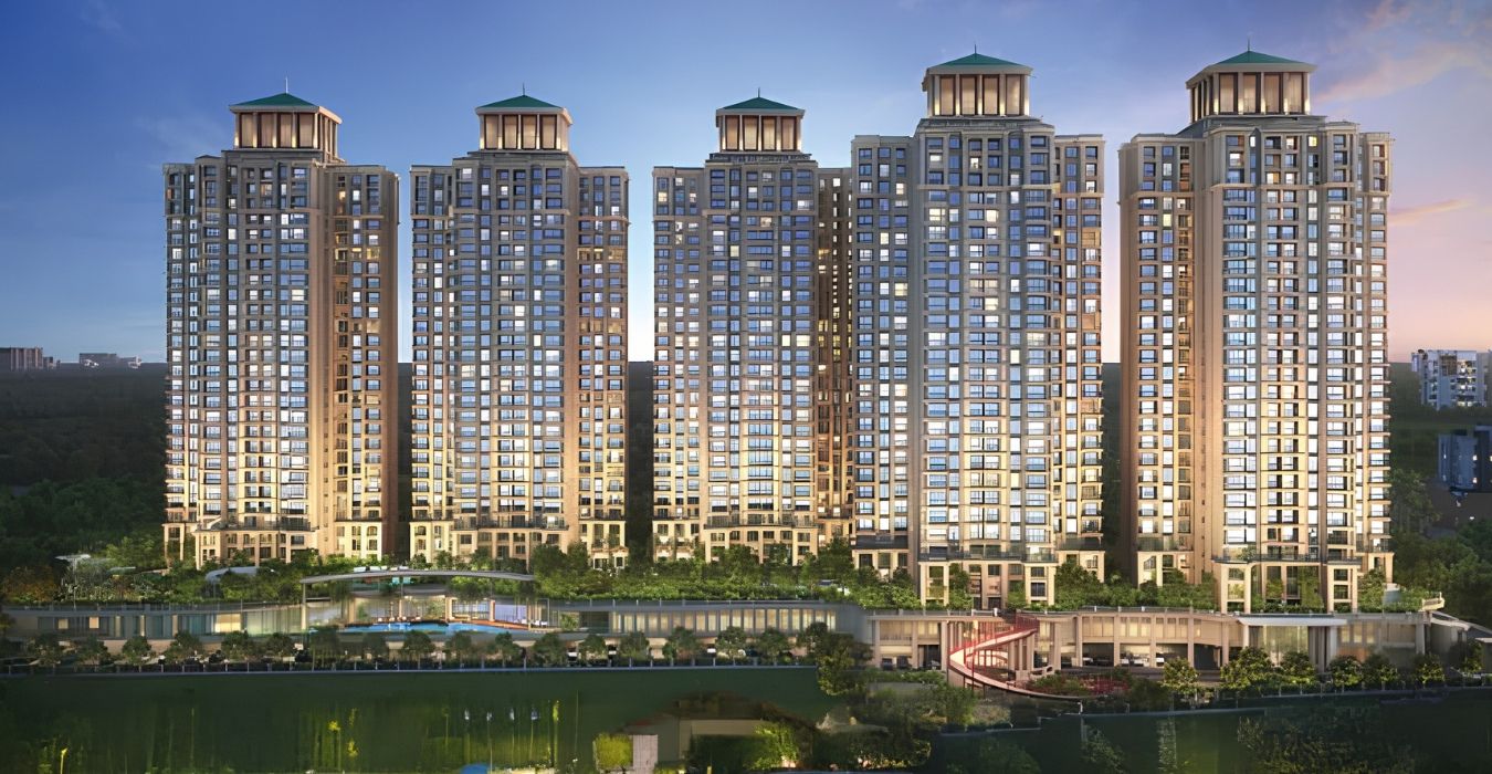 Krisala Hiranandani The Colosseum township towers elevation view